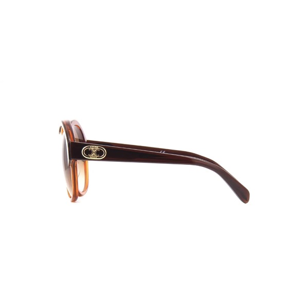 CELINE SPOTTED HAVANA MAILLON TRIOMPHE CL40154I SUNGLASSES - Picture 5 of 9